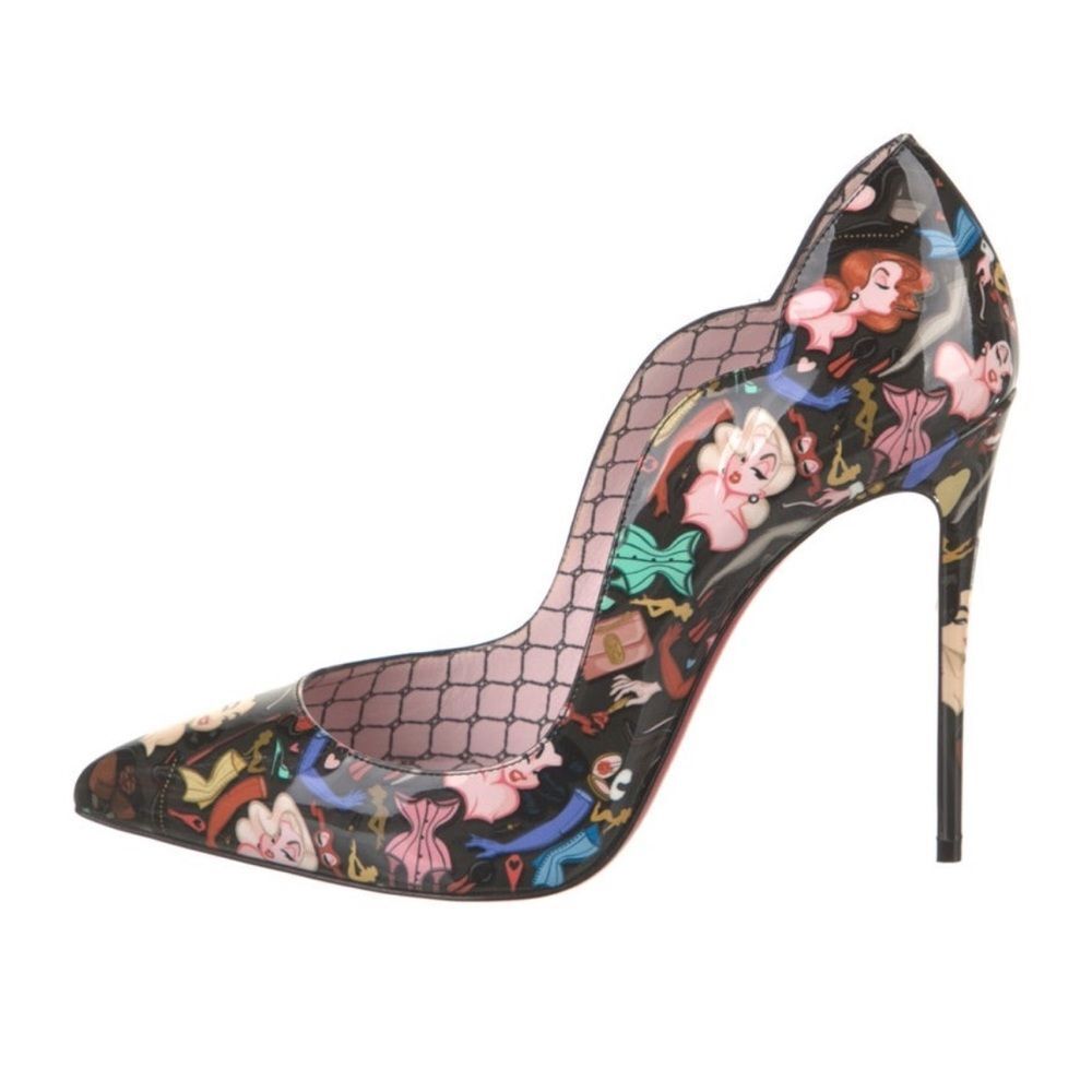 Christian Louboutin Printed Pumps - Picture 3 of 6
